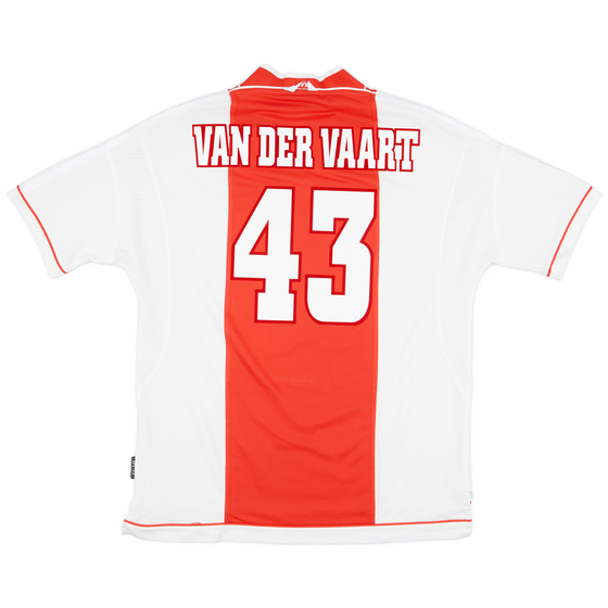 1999-00 Ajax Home Shirt Van Der Vaart #43 - 9/10 - (XXL)