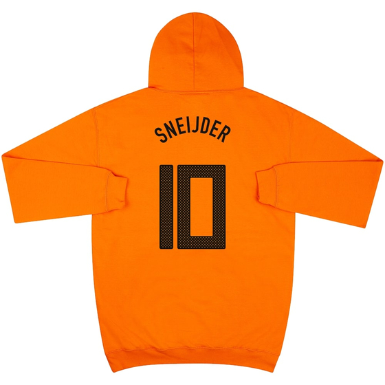 Wesley Sneijder #10 2010 Netherlands Orange Graphic Hooded Top