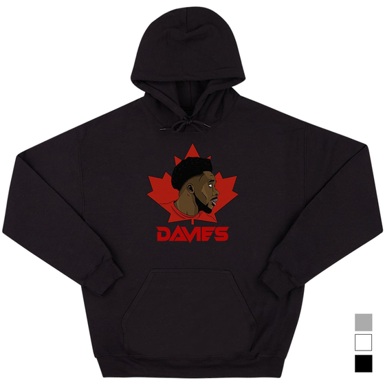 Alphonso Davies Canada Maple Leaf Graphic Hooded Top