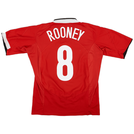 2004-06 Manchester United Home Shirt Rooney #8 - 4/10 - (S)