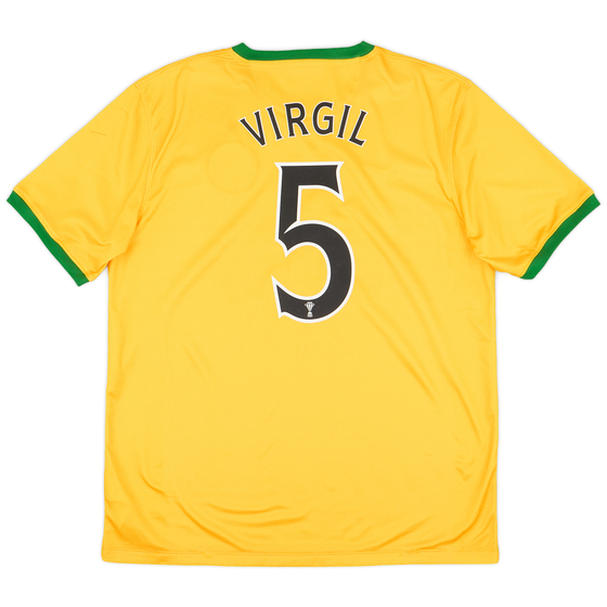 2013-14 Celtic Away Shirt Virgil #5 - 8/10 - (L)