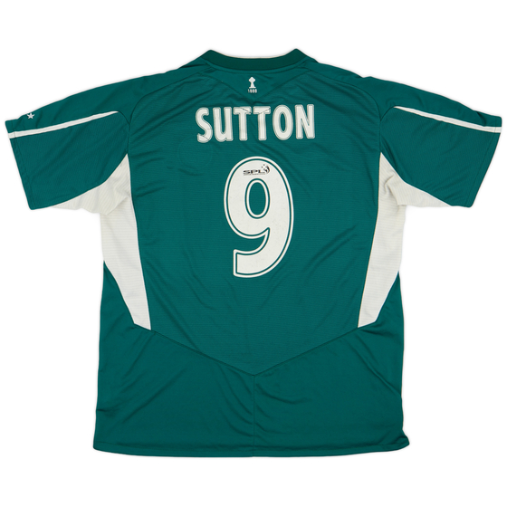 2004-05 Celtic Away Shirt Sutton #9 - 7/10 - (XL)