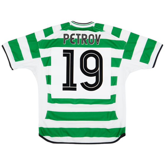 2001-03 Celtic Home Shirt Petrov #19 - 7/10 - (L)