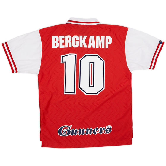 1996-98 Arsenal Home Shirt Bergkamp #10 - 8/10 - (XL)