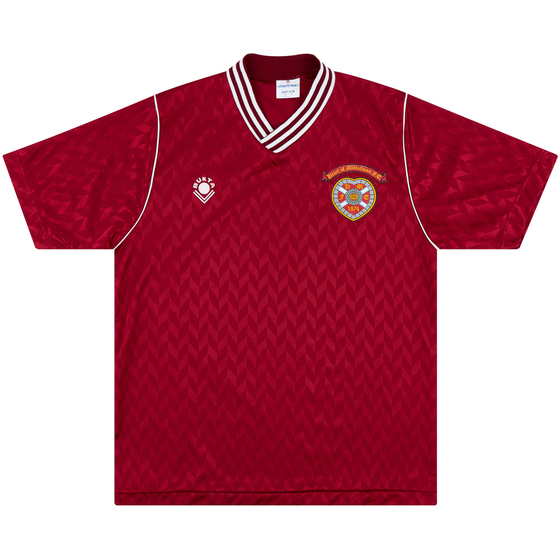 1989-90 Hearts Home Shirt - 8/10 - (S)