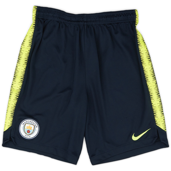 2018-19 Manchester City Nike Training Shorts - 9/10 - (M.Boys)