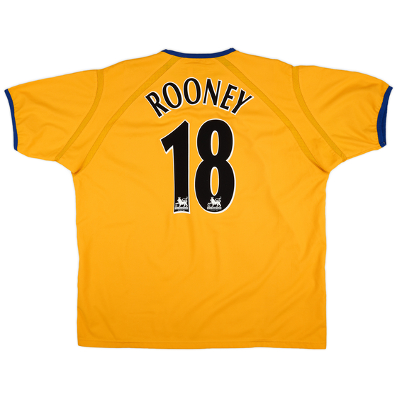 2003-04 Everton Away Shirt Rooney #18 - 8/10 - (XXL)