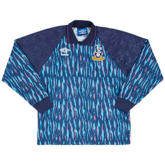 1991-93 Tottenham GK Shirt - 8/10 - (L.Boys)