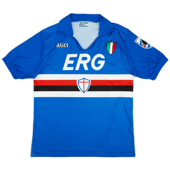 1991-92 Sampdoria Home Shirt - 8/10 - (M)