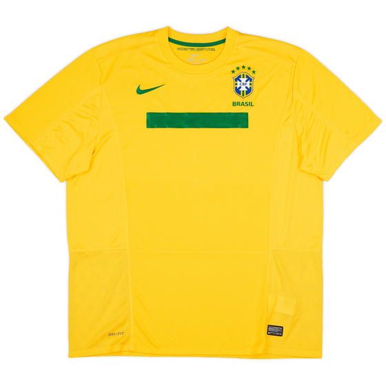2011 Brazil Home Shirt - 9/10 - (XXL)