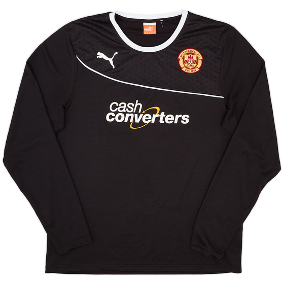 2013-14 Motherwell Away L/S Shirt - 9/10 - (XL)