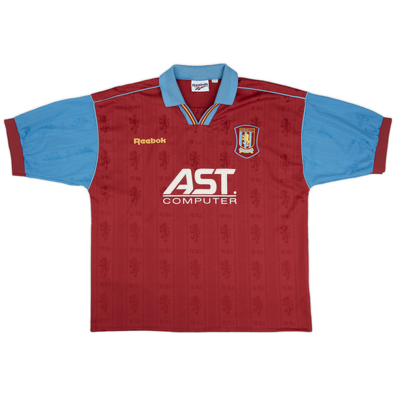 1995-97 Aston Villa Home Shirt - 9/10 - (XL)