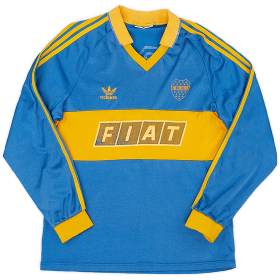 1991-92 Boca Juniors Home L/S Shirt - 5/10 - (S)