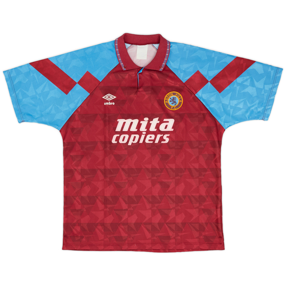 1990-92 Aston Villa Home Shirt - 8/10 - (L)