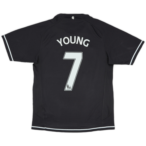 2007-08 Aston Villa Third Shirt Young #7 - 6/10 - (S)