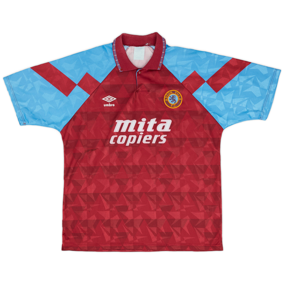 1990-92 Aston Villa Home Shirt - 8/10 - (XL)