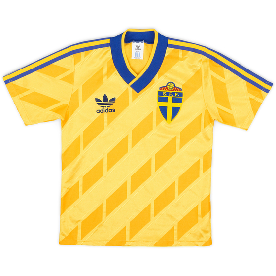 1988-91 Sweden Home Shirt - 7/10 - (M.Boys)