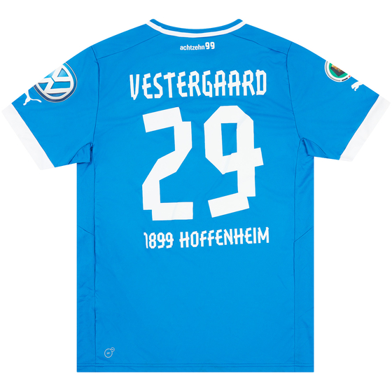 2012-13 TSG Hoffenheim Match Issue DFB Pokal Home Shirt Vestergaard #29