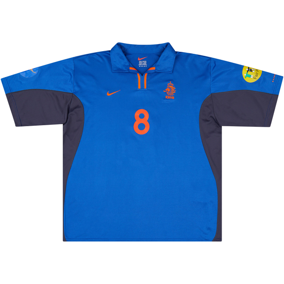 2000 Netherlands U-21 Match Issue Away Shirt de Jong #8 (v Spain)