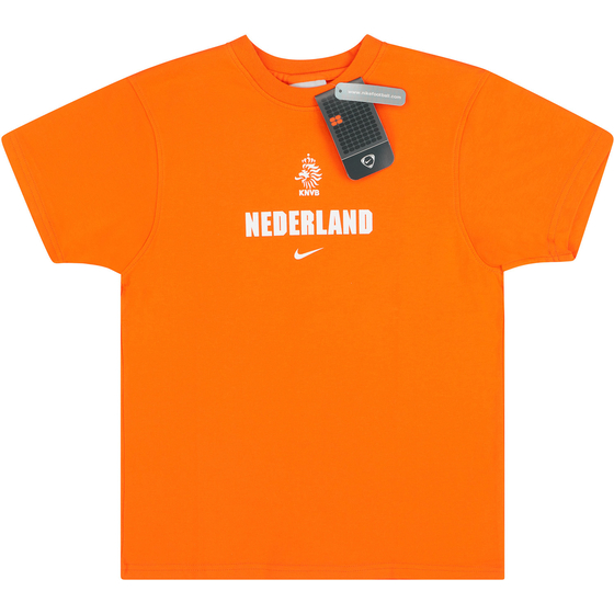 2004-06 Netherlands Nike Fan Tee v.Nistelrooy #11 (S.Kids)