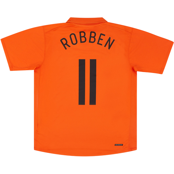 2006-08 Netherlands Home Shirt Robben #11 - 8/10