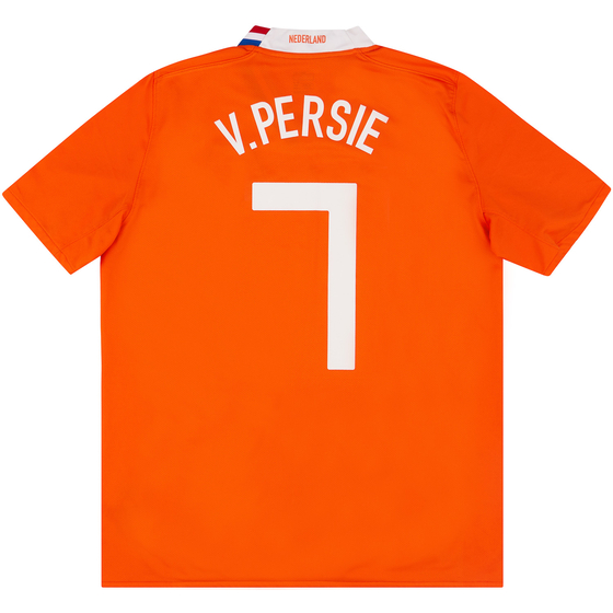 2008-10 Netherlands Home Shirt V.Persie #7 - 8/10