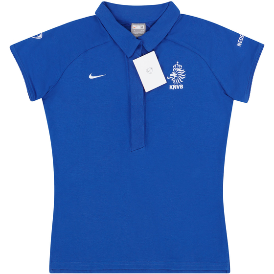 2006-09 Netherlands Women's Player Issue Training Polo T-Shirt (M)