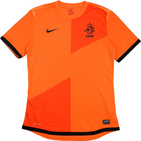 2012-13 Netherlands Home Player Issue Shirt - 8/10 - (S)