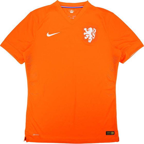 2014-15 Netherlands Player Issue Home Shirt - 8/10 - (S)