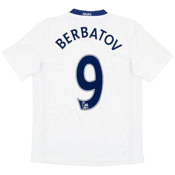 2008-10 Manchester United Away Shirt Berbatov #9 - 9/10 - (S)