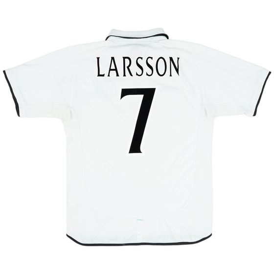 2001-02 Celtic Away Shirt Larsson #7 - 8/10 - (L)