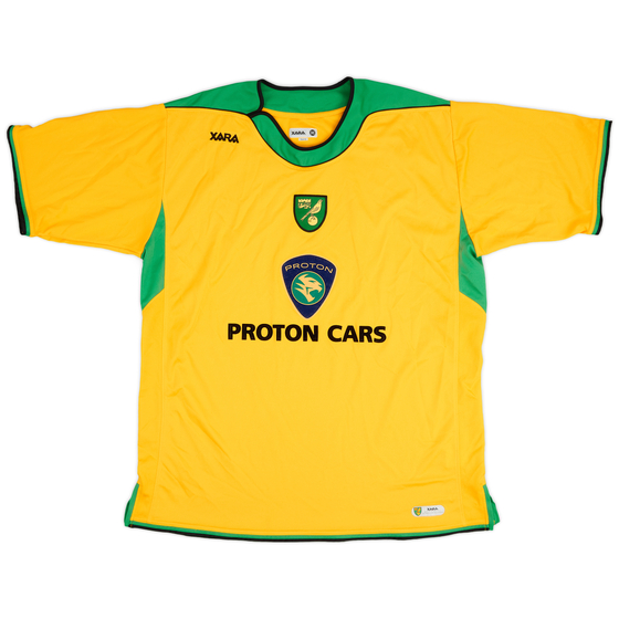 2005-06 Norwich Home Shirt - 8/10 - (XL)