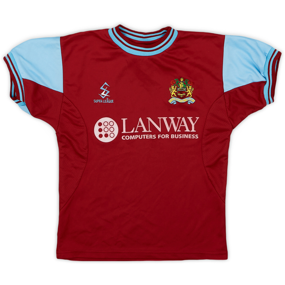 2001-02 Burnley Home Shirt - 8/10 - (XS.Boys)