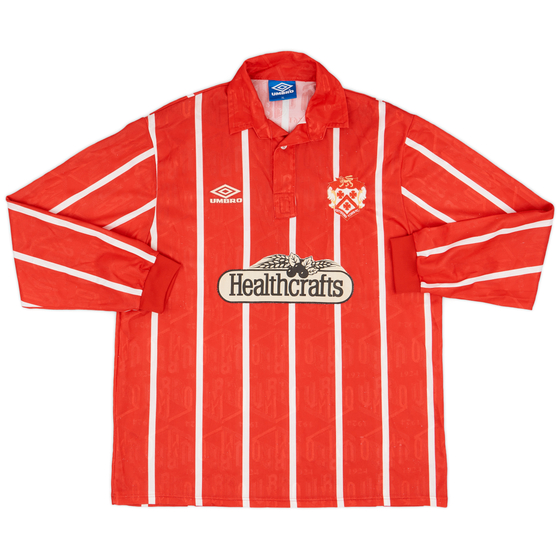 1993-94 Kettering Town Home L/S Shirt - 9/10 - (XL)