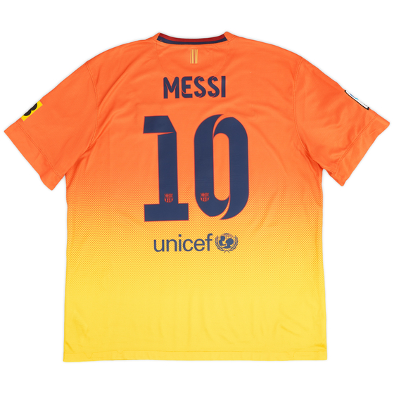 2012-13 Barcelona Away Shirt Messi #10 - 9/10 - (XL)