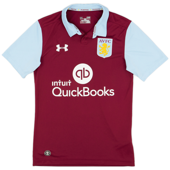 2016-17 Aston Villa Home Shirt - 8/10 - (S)