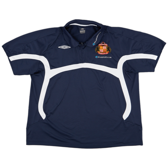 2007-08 Sunderland Umbro 1/4 Zip Polo Shirt - 8/10 - (XXL)