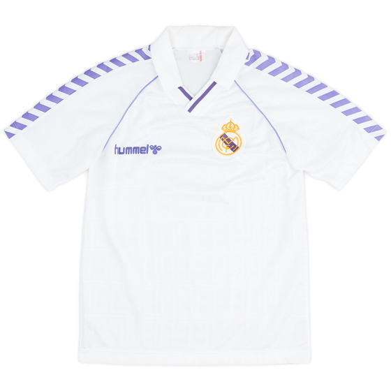 1986-88 Real Madrid Home Shirt - 9/10 - (S)