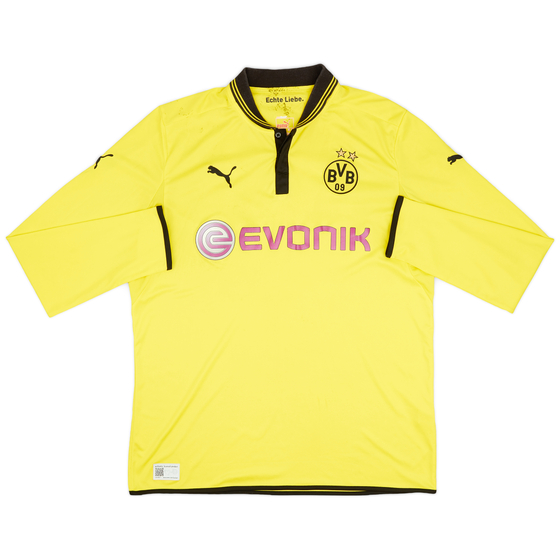 2012-13 Borussia Dortmund Home L/S Shirt - 5/10 - (XXL)
