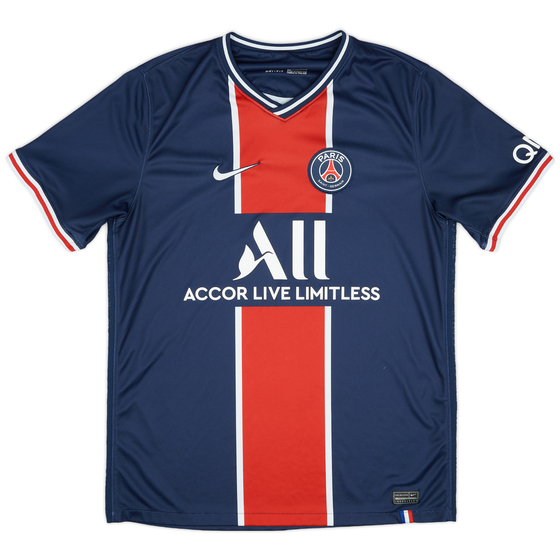 2020-21 Paris Saint-Germain Home Shirt - 8/10 - (L)