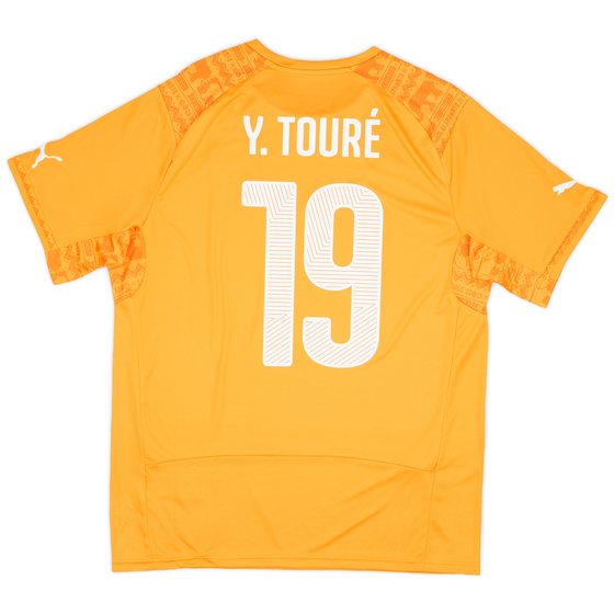 2014-16 Ivory Coast Home Shirt Y. Touré #19 (L)