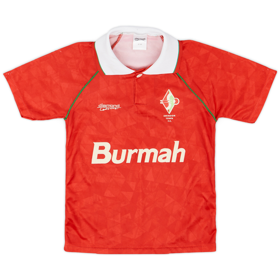1991-93 Swindon Town Home Shirt - 8/10 - (S.Boys)