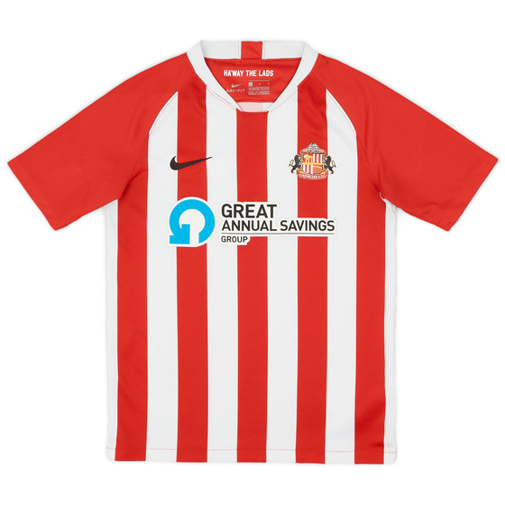 2020-21 Sunderland Home Shirt - 8/10 - (L.Boys)