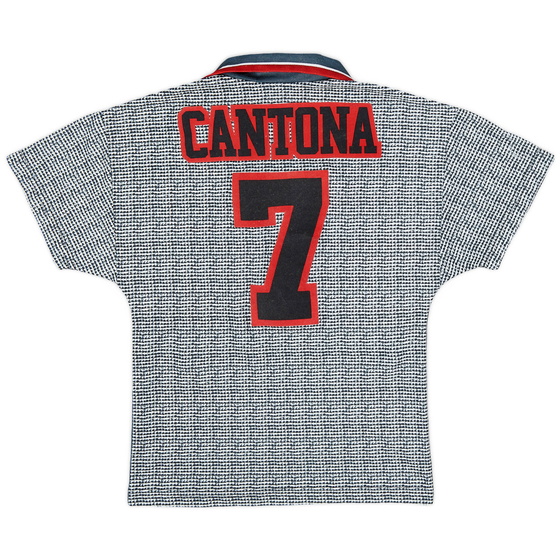 1995-96 Manchester United Away Shirt Cantona #7 - 8/10 - (S.Boys)