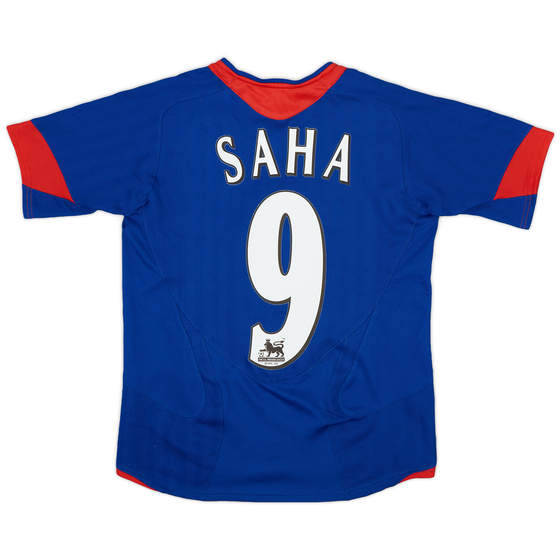 2005-06 Manchester United Away Shirt Saha #9 - 8/10 - (S.Boys)