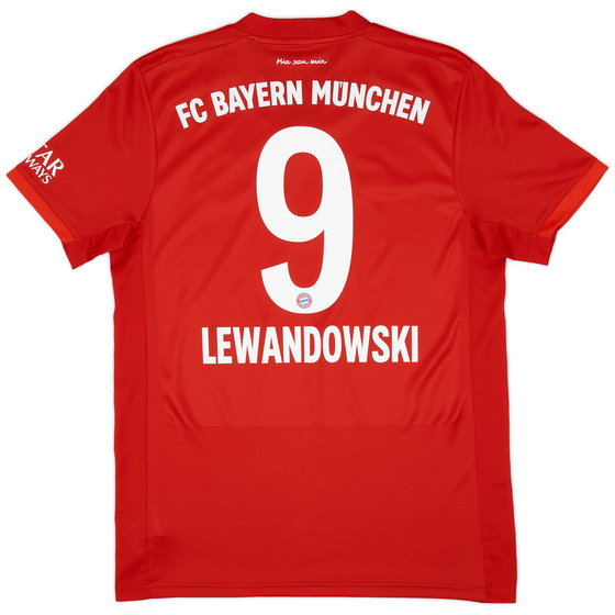 2019-20 Bayern Munich Home Shirt Lewandowski #9 - 9/10 - (M)