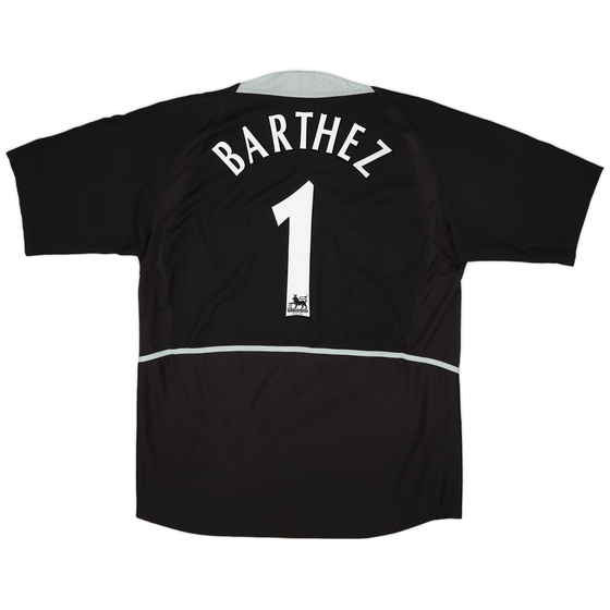 2002-04 Manchester United GK S/S Shirt Barthez #1 - 8/10 - (XL)