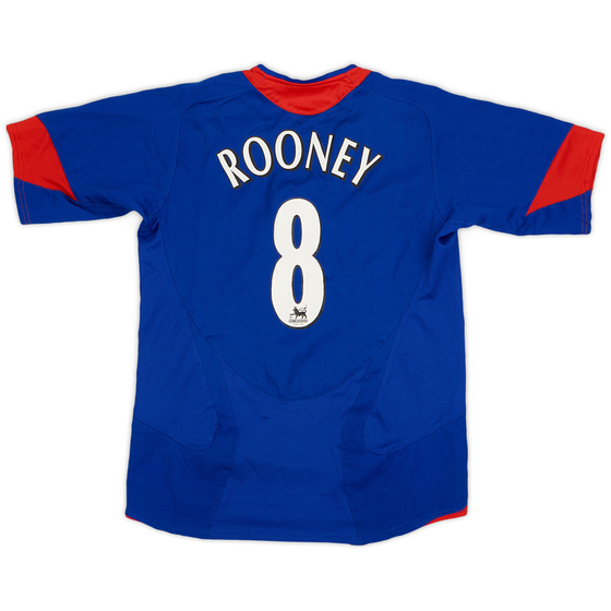 2005-06 Manchester United Away Shirt Rooney #8 - 8/10 - (M.Boys)