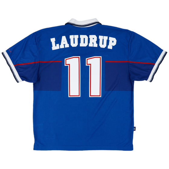 1997-99 Rangers Home Shirt Laudrup #11 - 9/10 - (XL)