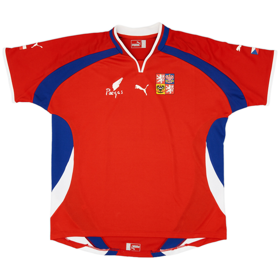 2000-02 Czech Republic Basic Home Shirt - 9/10 - (XL)